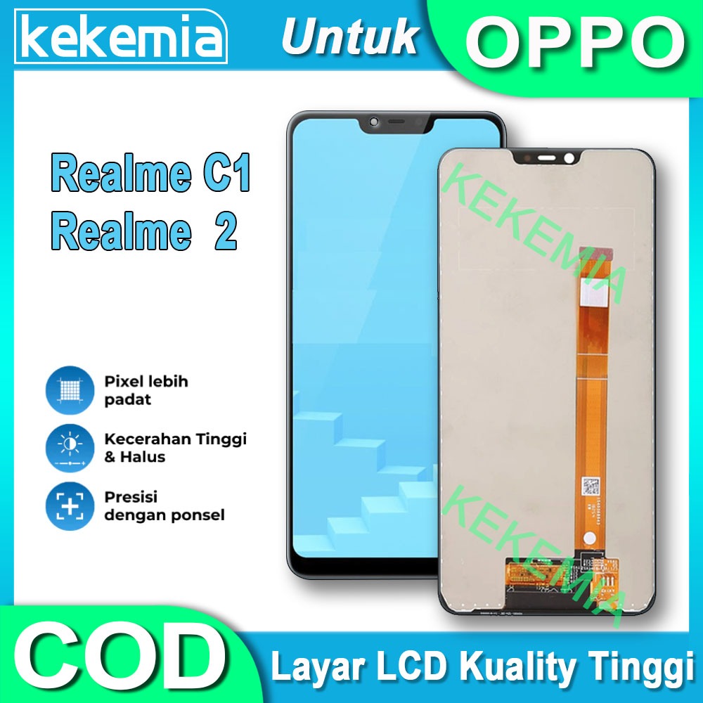 LCD Untuk Realme C1 Realme 2 LCD TouchScreen Penggantian Layar Sentuh LCD HP COD