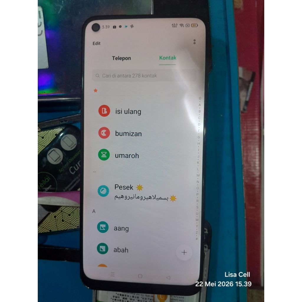 Lcd Oppo A54 Original Copotan minus seperti gambar