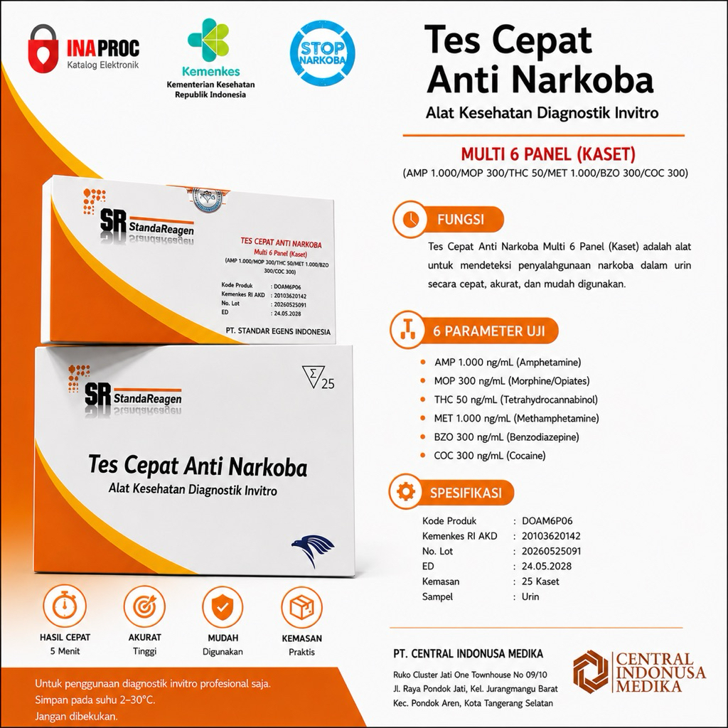 MULTI DRUG ABUSE 6 PARAMETER SR