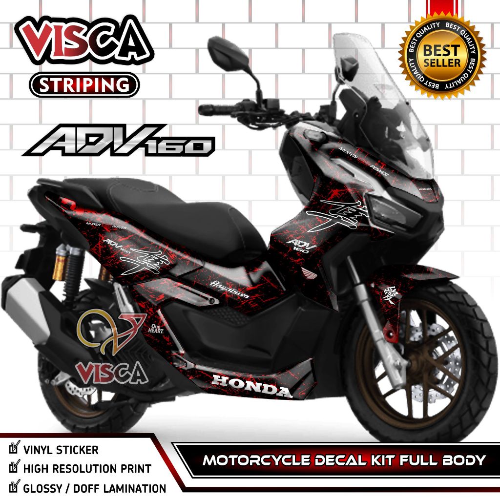 Decal ADV 160 Full Body - Stiker ADV 160 Full Body - Dekal ADV 160 Full Body - Striping ADV 160 Vari