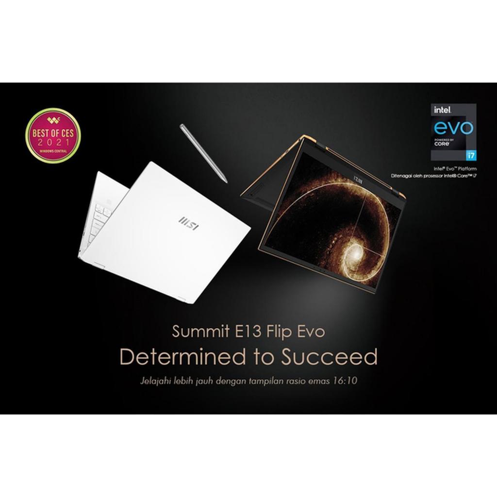 MSI Summit E13 Flip Intel Evo I7 1185G7 16GB 512 SSD IRIS XE WIN10