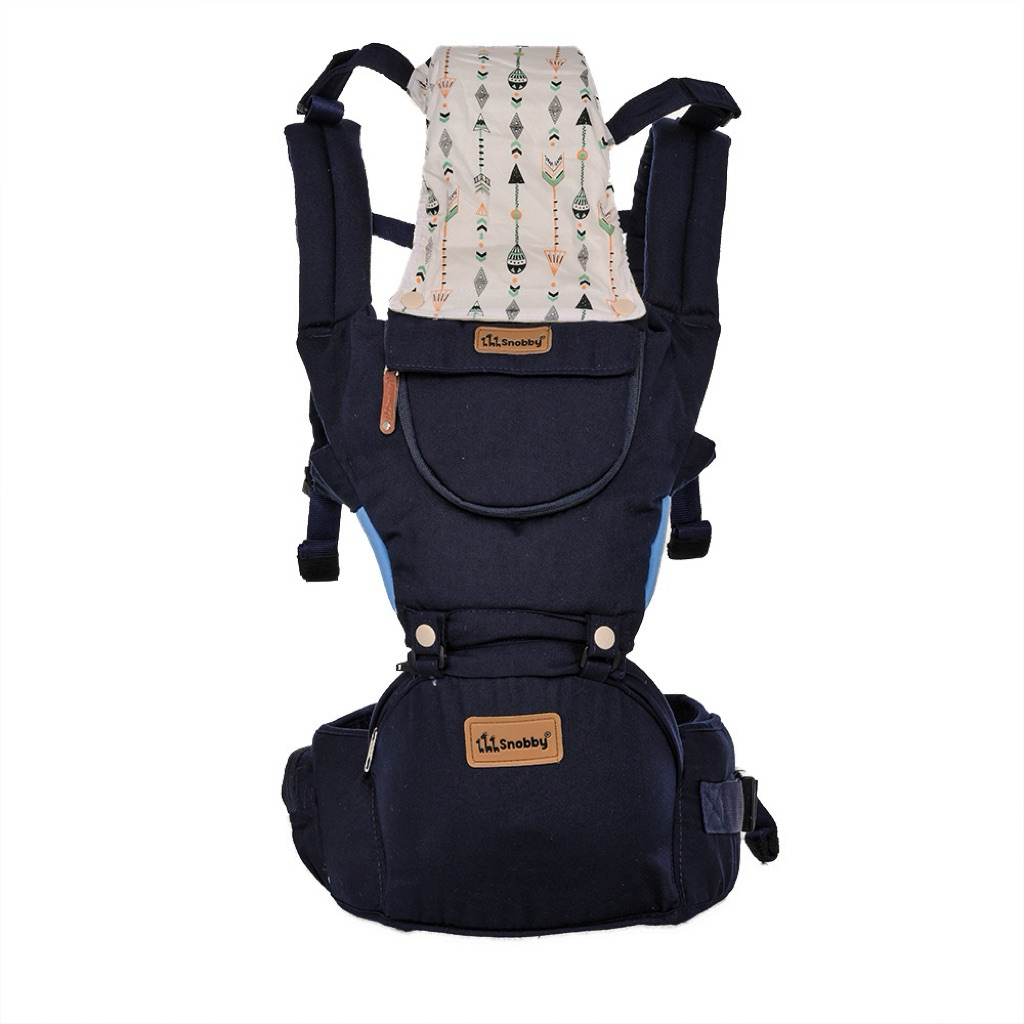 Snobby Gendongan Bayi Hipseat 6 Posisi + saku sirkulasi Flechi (PRELOVED)