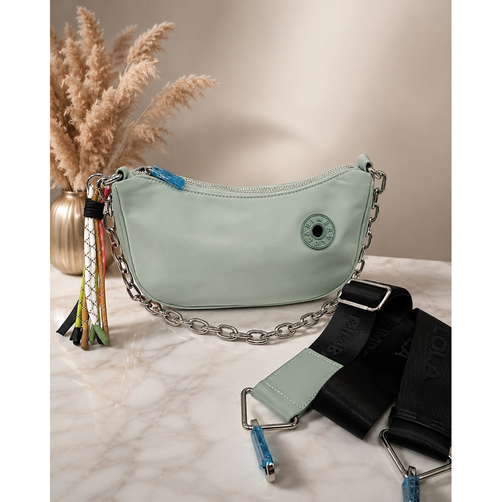 TAS WANITA NYLON BIMBA Y LOLA SHOULDER BAG MINI TAS SELEMPANG KEKINIAN 26X15 CM MODEL SIMPLE CASUAL