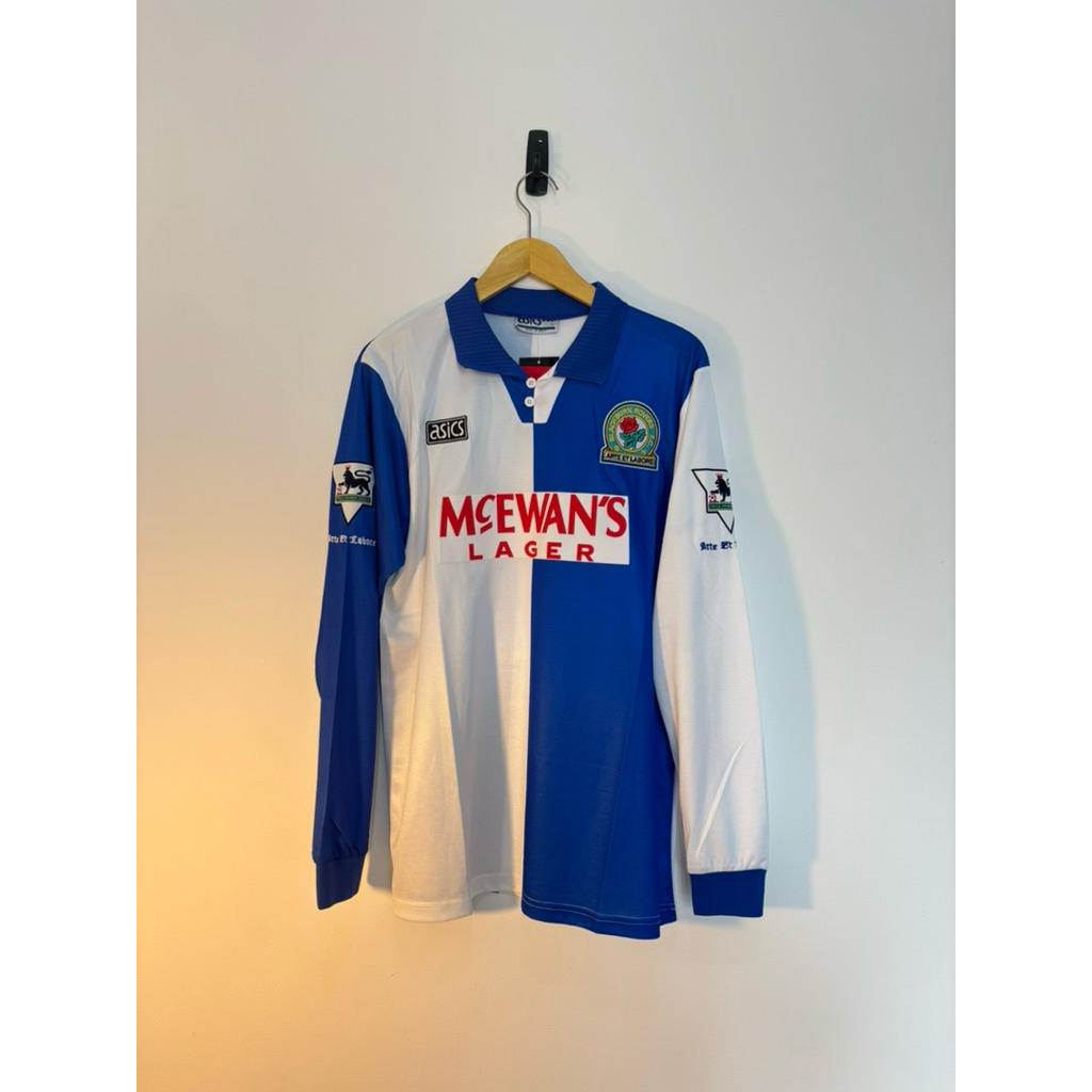 Jersey Blackburn Rovers Home 1994–1995 Long Sleeve Shearer 9 – Size L