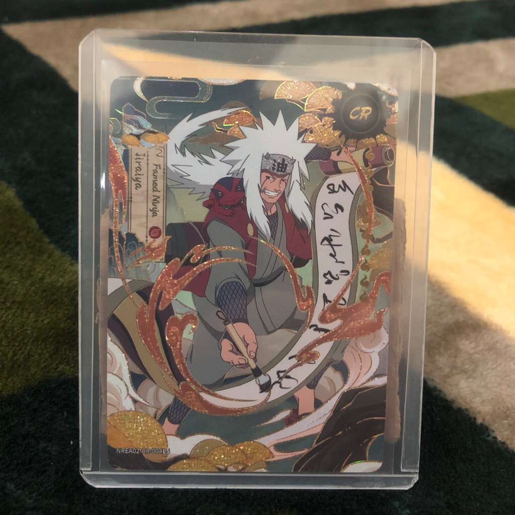 Kartu Naruto Kayou original CR Jiraiya English Version