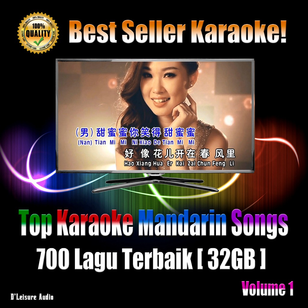 USB FD 32GB isi 700 Lagu Karaoke Mandarin Terbaik Volume 1