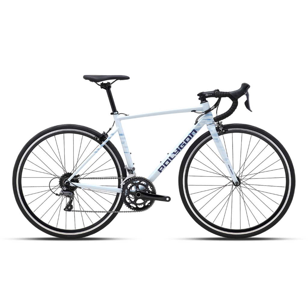 Polygon Strattos S2 2 X 8 speed  700C Road bike - Light Blue - size S