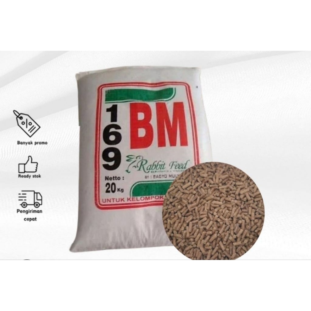 BM169- PELET KELINCI PAKAN KELINCI