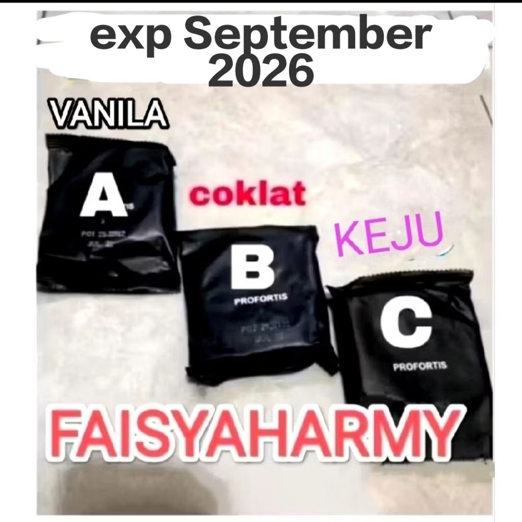 PROMO RANSUM TNI  PROFORTIS BISKUIT COKIES PER 1 PICS EX SEPTEMBER 2026