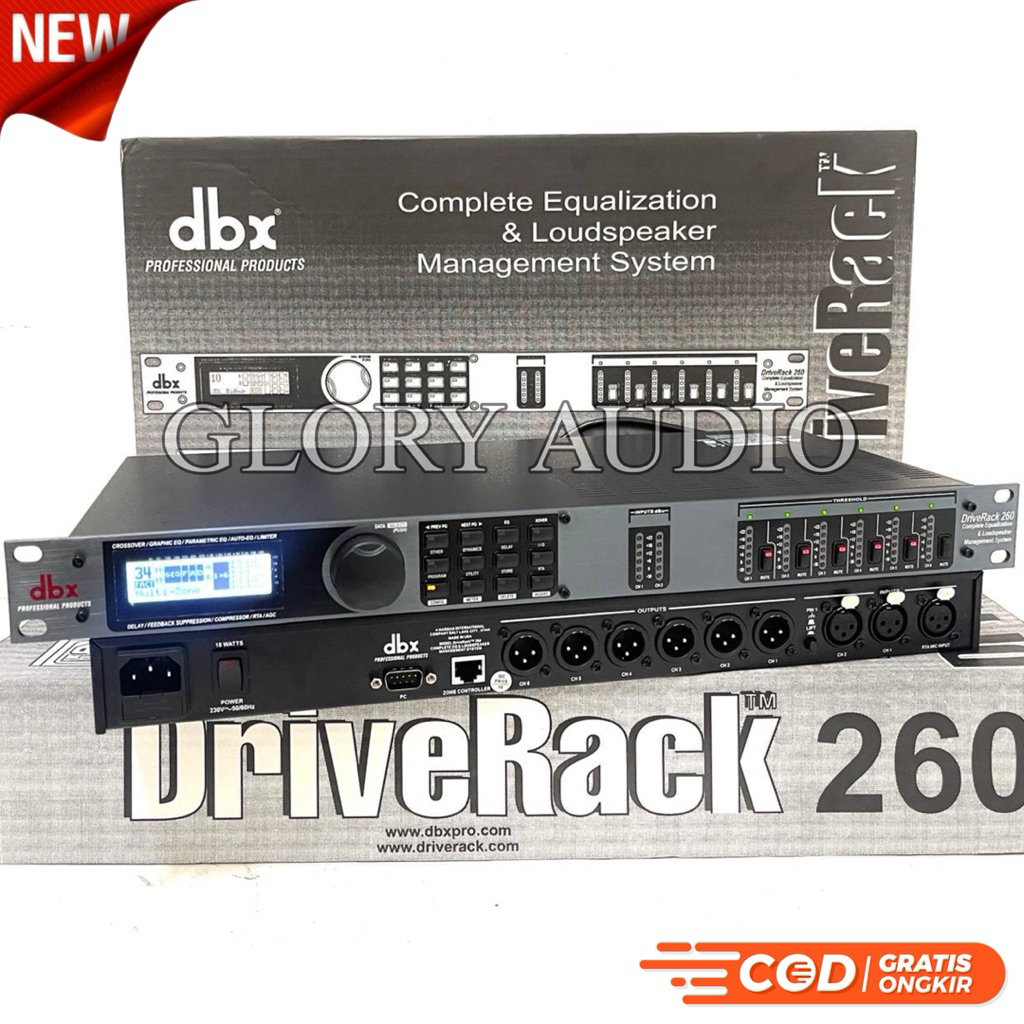 Promo Audio Speaker Management DBX DriveRack 260 /  Speaker Management System Dbx Driverack 260 / Dr
