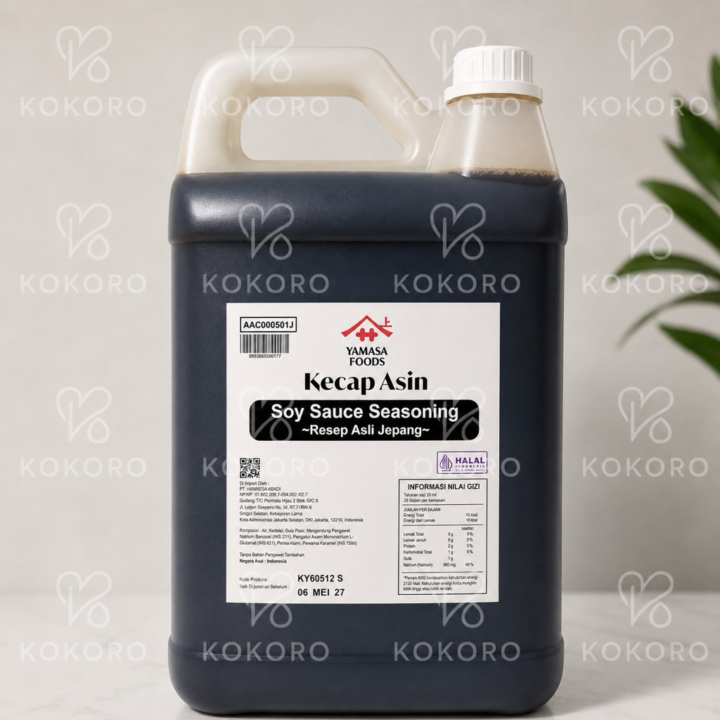 Yamasa Soy Sauce Halal 5Liter