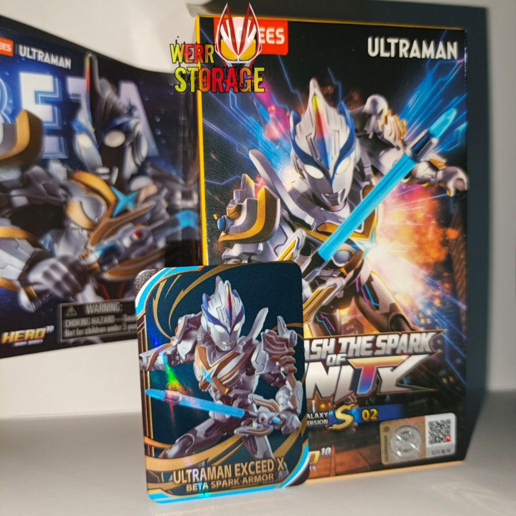 Action Figure Blok Ultraman Galaxy S Version Vol 2 Ultraman X Beta Spark Armor