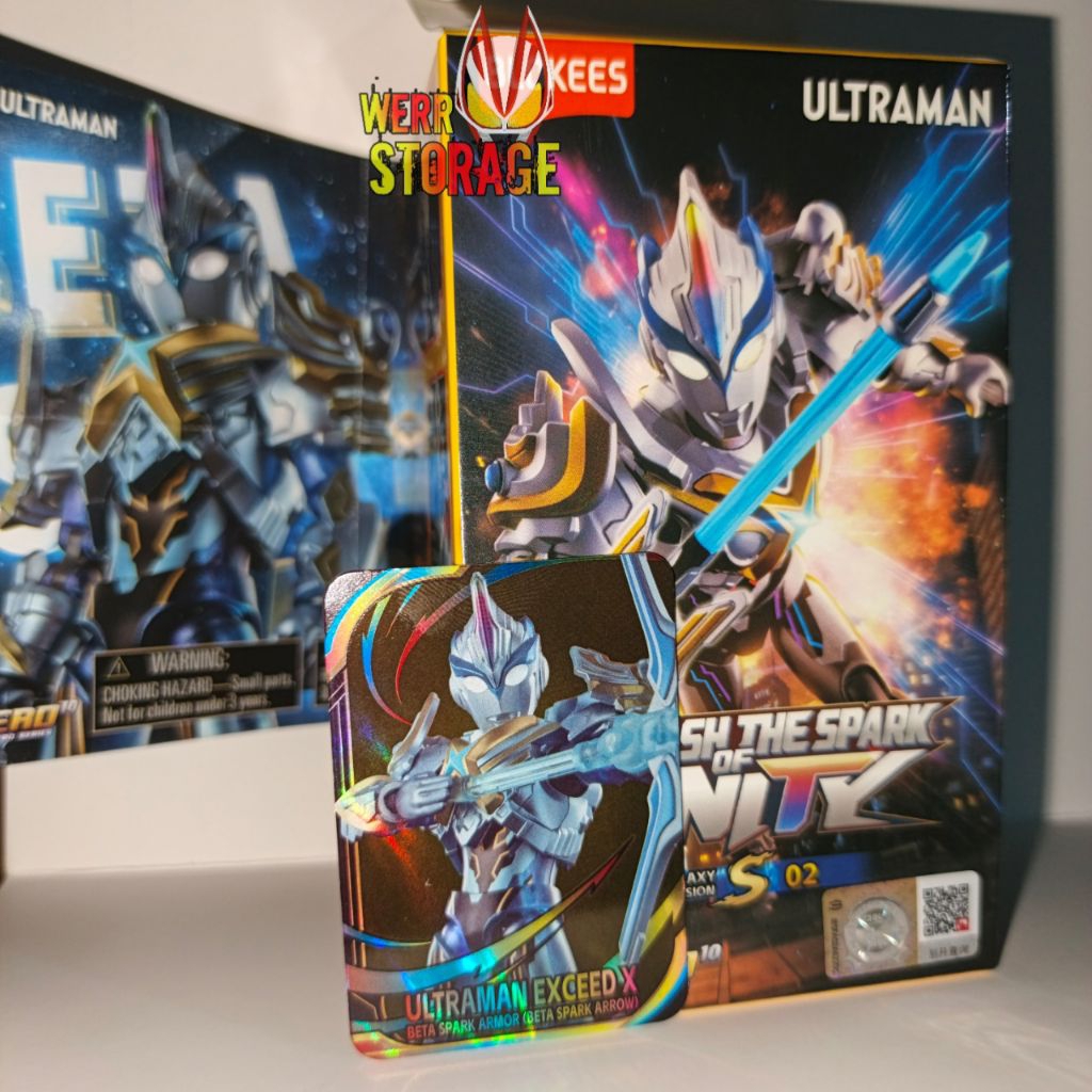 Action Figure Blok Ultraman Galaxy S Version Vol 2 Secret Ultraman X Beta Spark Armor