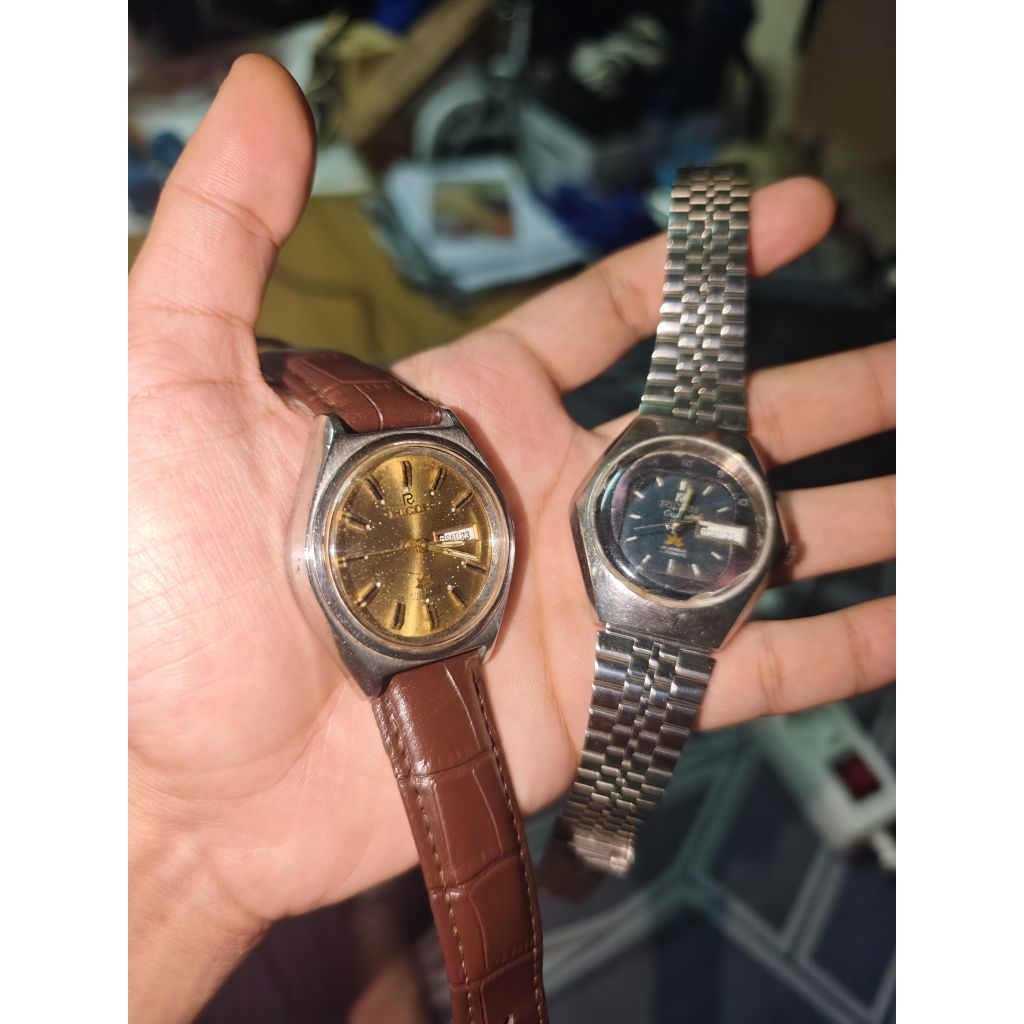 Jam Automatic Ricoh 41 61 Otomatis Arloji Second Bekas PAKET Vintage JDM Sakura Bahan Seiko Citizen