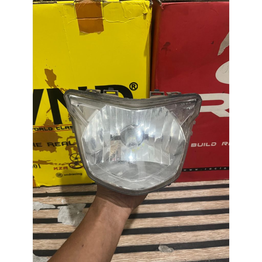 lampu depan mx king 150 bekas original copotan