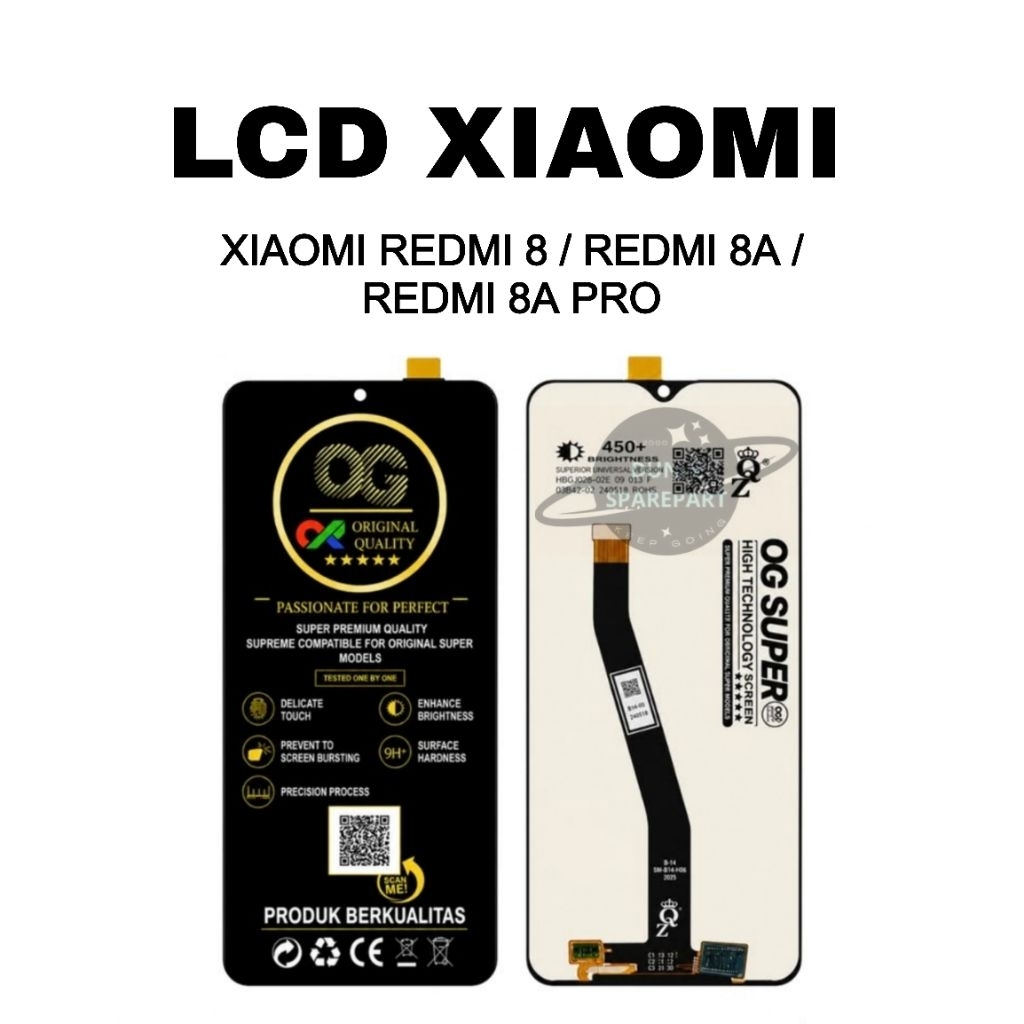 LCD TOUCHSCREEN XIAOMI REDMI 8 / REDMI 8A / REDMI 8A PRO/ LCD COMPLETE ORIGINAL FULLSET