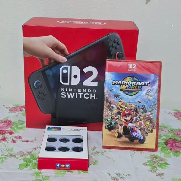 Nintendo Switch 2 Mario Kart World Bundle Game  Mario World