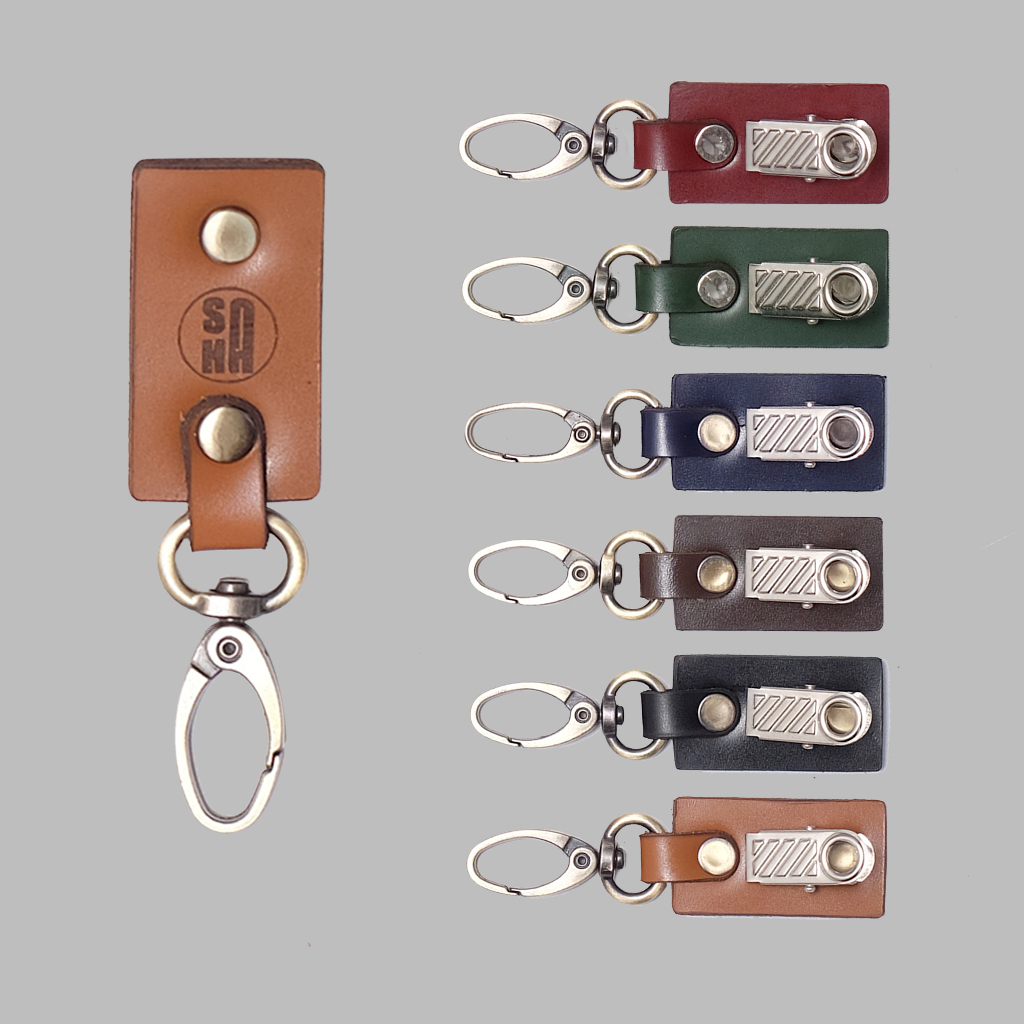 SHA Jepitan Id Card Holder Bahan Kulit