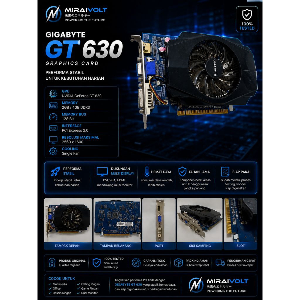 GIGABYTE GT 630 VGA Card