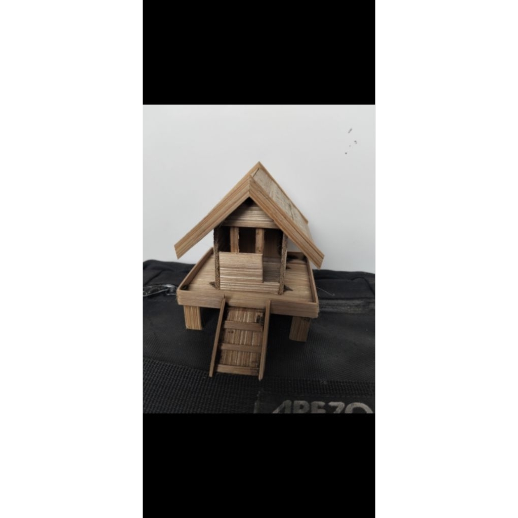 miniatur rumah aquascape
