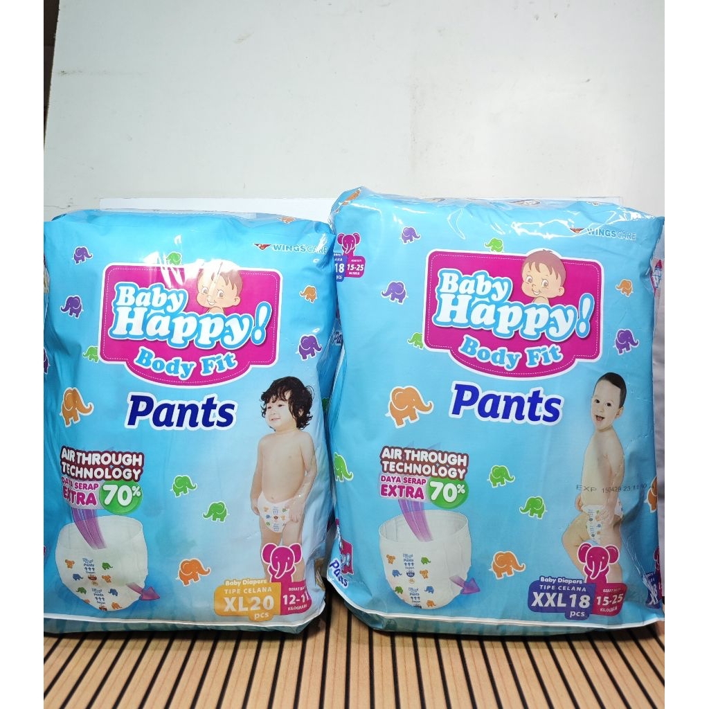 Baby happy baby happy popok celana happy active pants  M20/L20/XL20/XXL18