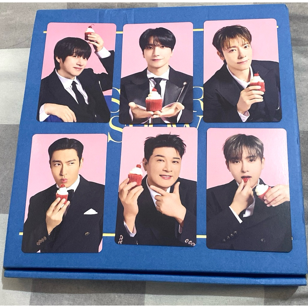 HEECHUL DONGHAE SIWON RYEWOOK PHOTOCARD SS10 JAPAN