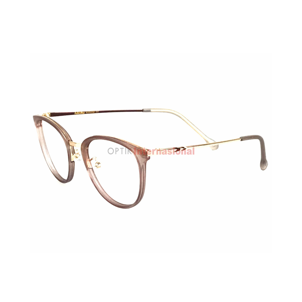 SATURDAY 83037 Kacamata Stylish Frame Semi Cat eye Fashion Wanita Karir