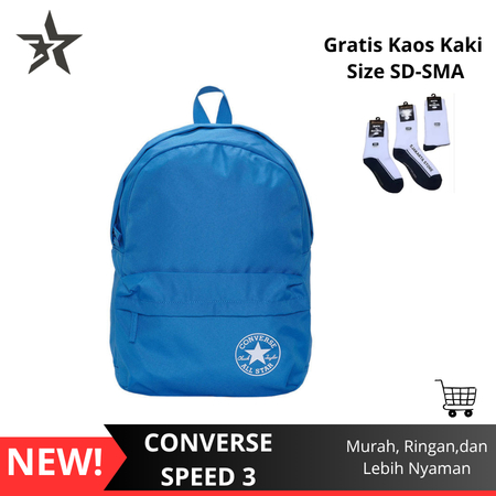 PROMO-Converse Speed 3 Unisex Backpack - Fresh Blue