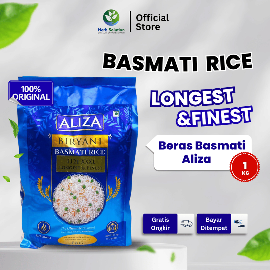 Beras Aliza Biryani Basmati 1Kg Biryani Basmati Rice