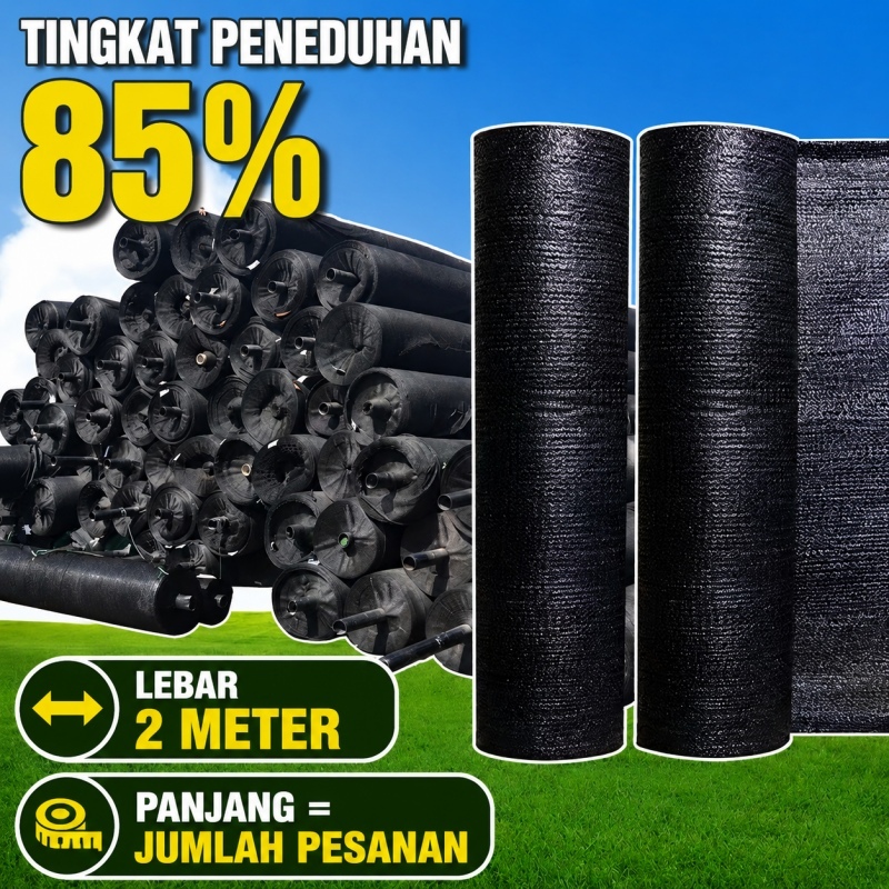 jaring paranet 85% lebar 2 meter jaring peneduh fiber penutup pagar jaring pagar ayam 100 meter paga