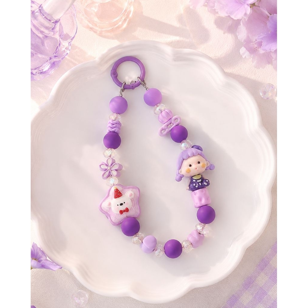 Phone Strap Gantungan Hp dan Tas - Bag Charm Keychain Gantungan kunci lucu Karakter