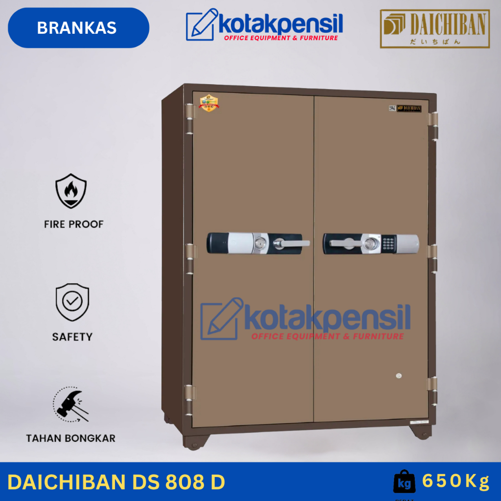 Brankas DAICHIBAN DS 808 D (Digital) Brankas Dokumen Tahan Api | Brankas Kantor | Brankas Besar | Br