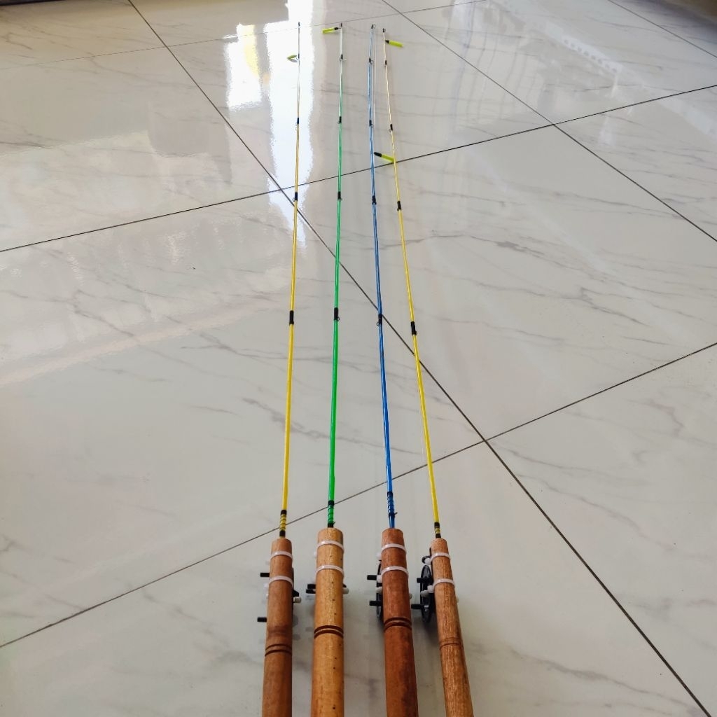Set Joran Pancing Murah Joran Fiber 130 cm