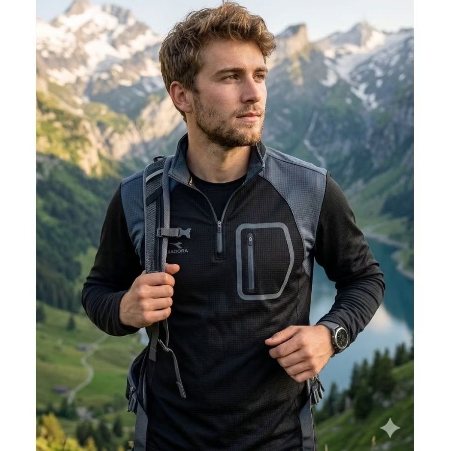 BASELAYER TEBAL || DIADORA || BAJU GUNUNG || BAJU OUTDOOR || BAJU BRANDED SECOND