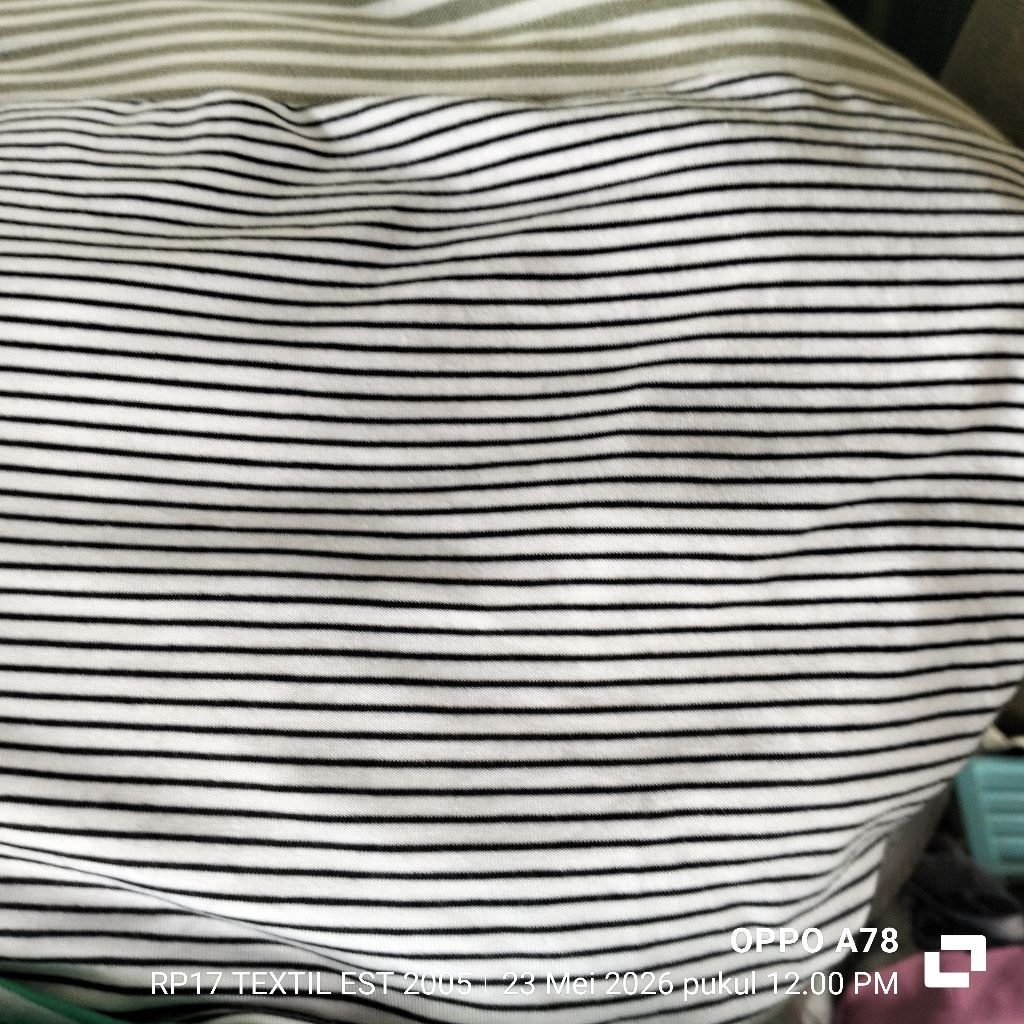 HARGA/0,5 M | BAHAN KAOS SPANDEK KATUN | KAIN KAOS SPANDEX KATUN | KAIN SPANDEX KATUN MOTIF STRIPE
