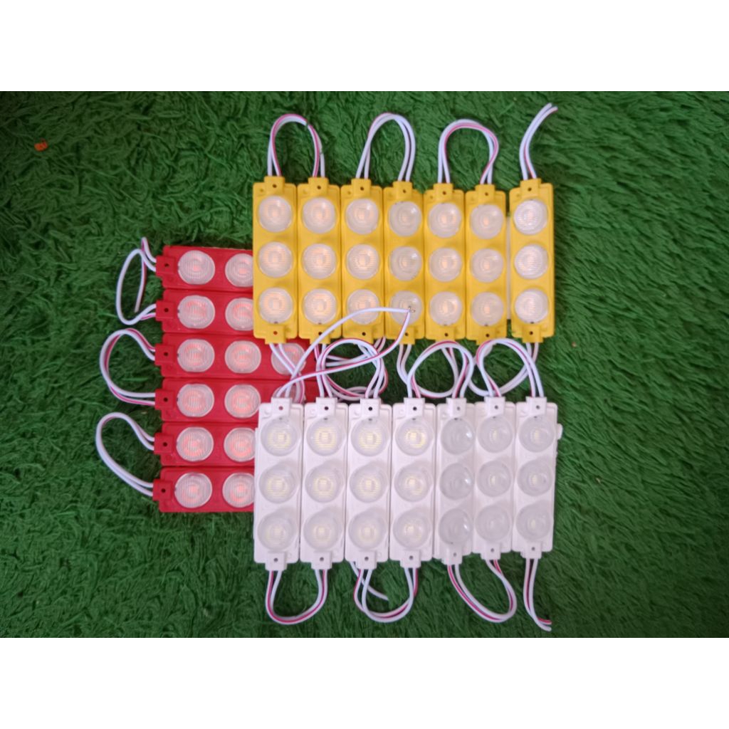Lampu LED 3 Mata Besar DC 24 Volt