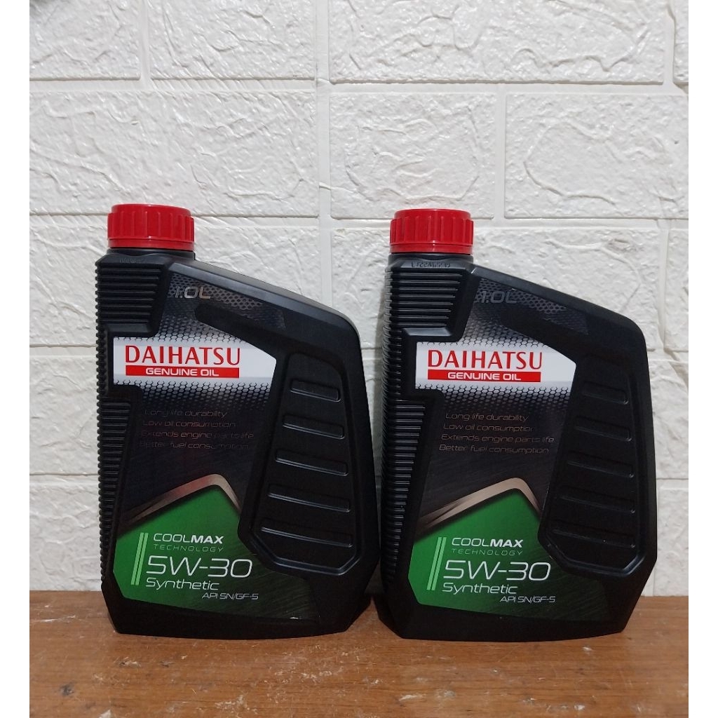 Oli daihatsu genuine 5W-30 api sn gf-5 synthetic 1L original daihatsu