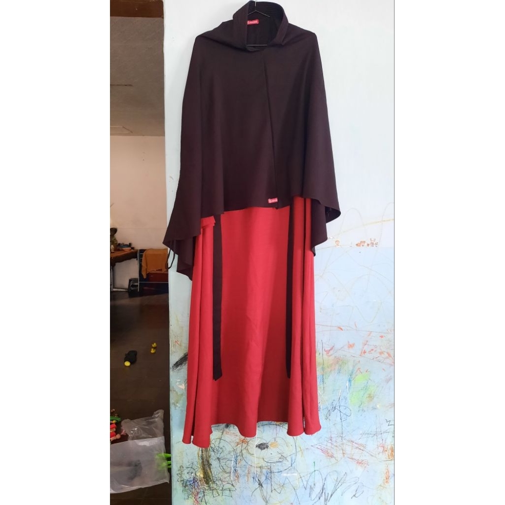 [PRELOVED] Keyra Set Gamis by Sheika Hijab / Satu Set Gamis & Hijab Wanita / Set Baju Muslim