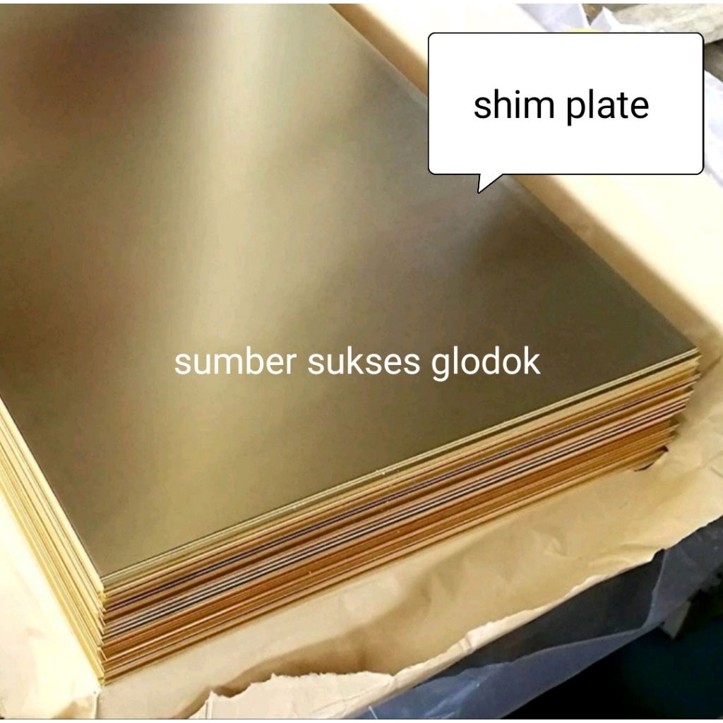 plat kuningan lembaran 1mm 360mm x 1200mm plat kuningan lembaran