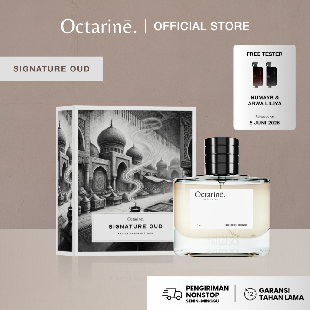Octarine - Signature Oud Parfum Wanita Aroma Woody Powdery