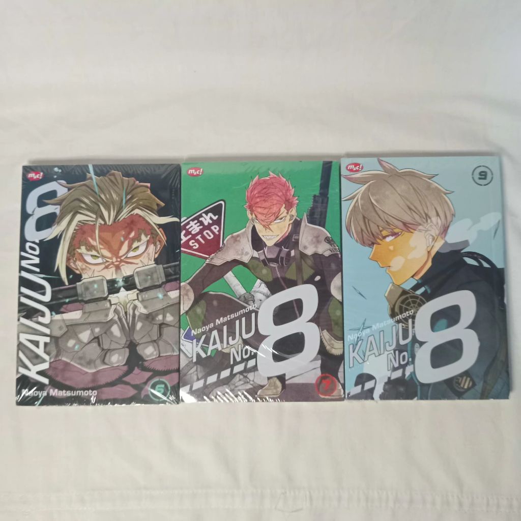 komik kaiju no.8 vol 6, vol 7, vol 8, vol 9, &c original segel bahasa indonesia