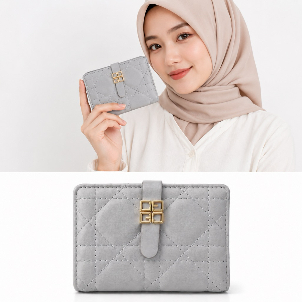 Dompet mini wanita Dompet cewek dompet lipat kecil simple kekinian