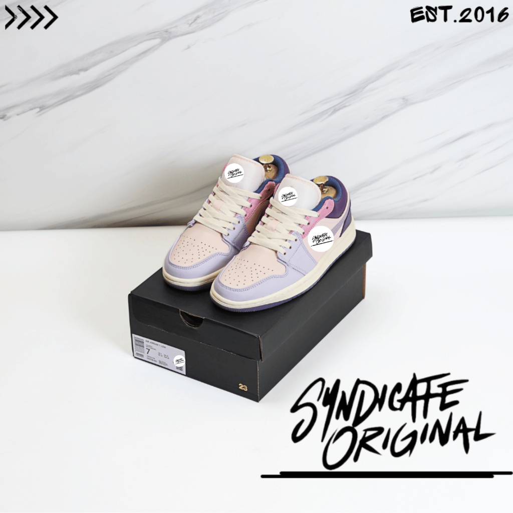 Sneakers AJ 1 Low Pink Purple Rose Violet & All Collection 100% BNIB