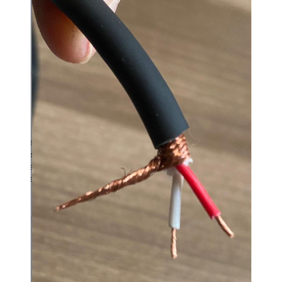 (JUAL PER METER) kabel mikrofon signal Federal stereo ELITE EM222 tipe EM 222 ECERAN