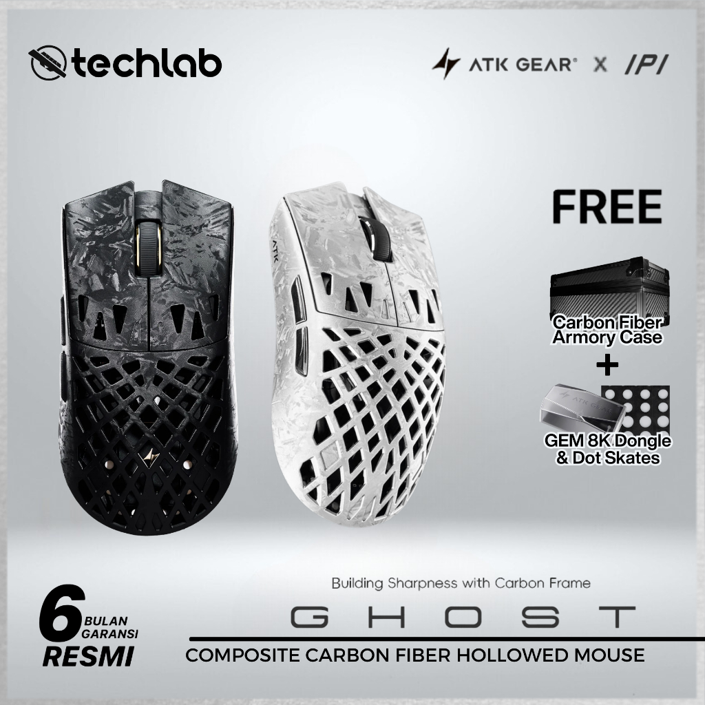 ATK Blazing Sky GHOST Hollow Carbon Fiber Wireless Gaming Mouse