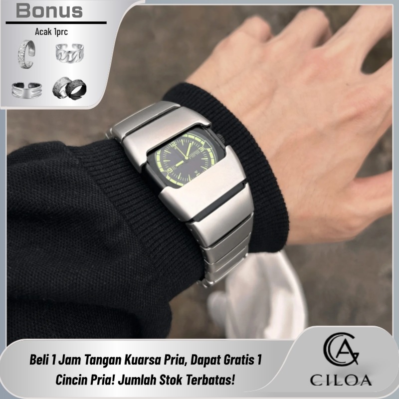 [CILOA]Jam tangan pria cowok watch pria anti air pria keren[527]