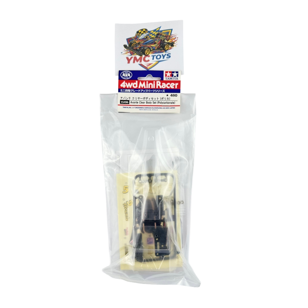 TAMIYA 15496 AVANTE CLEAR BODY SET POLYCARBONATE