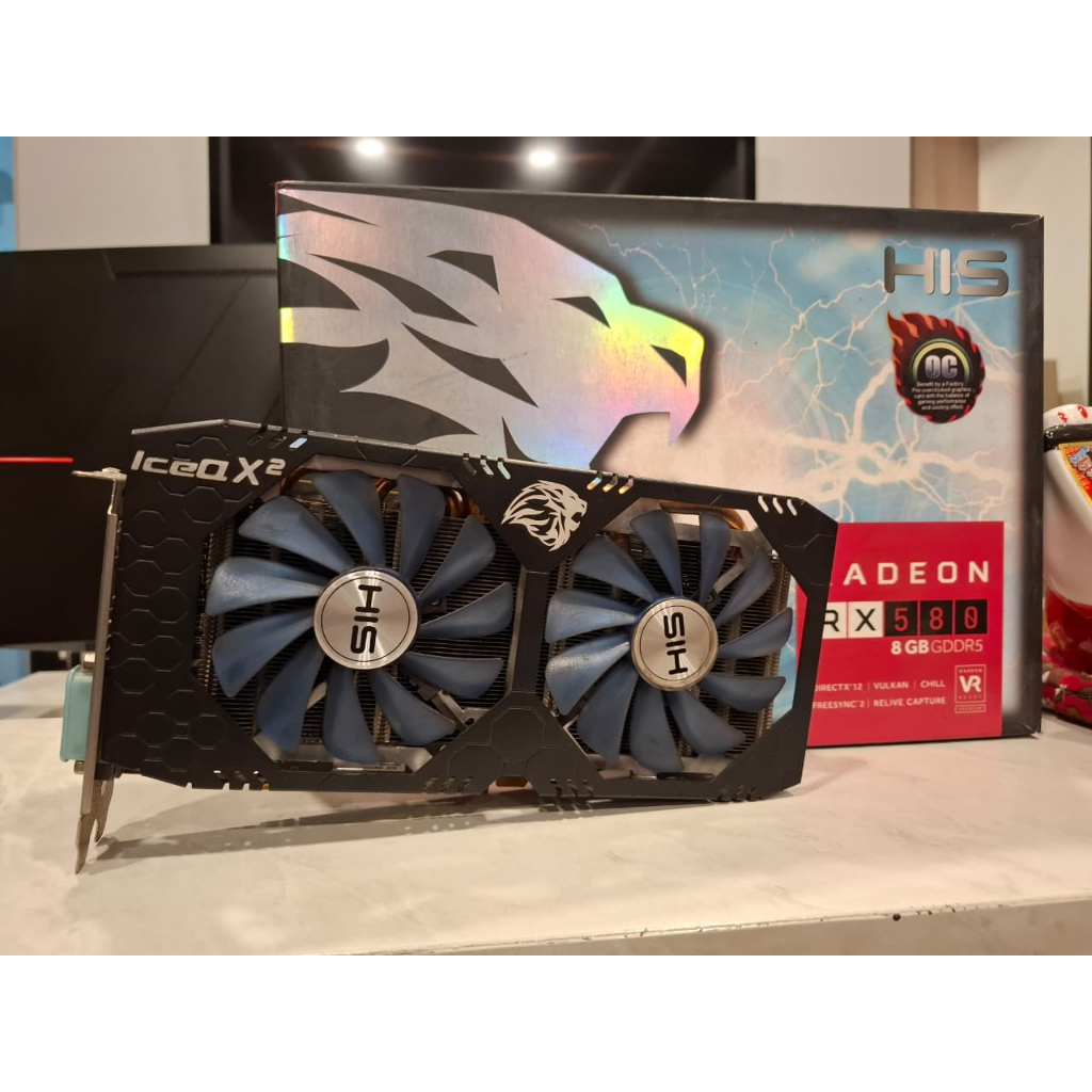 VGA HIS RX 580 / RX580 IceQ X2 OC 8GB GDDR5 - Second 2ND