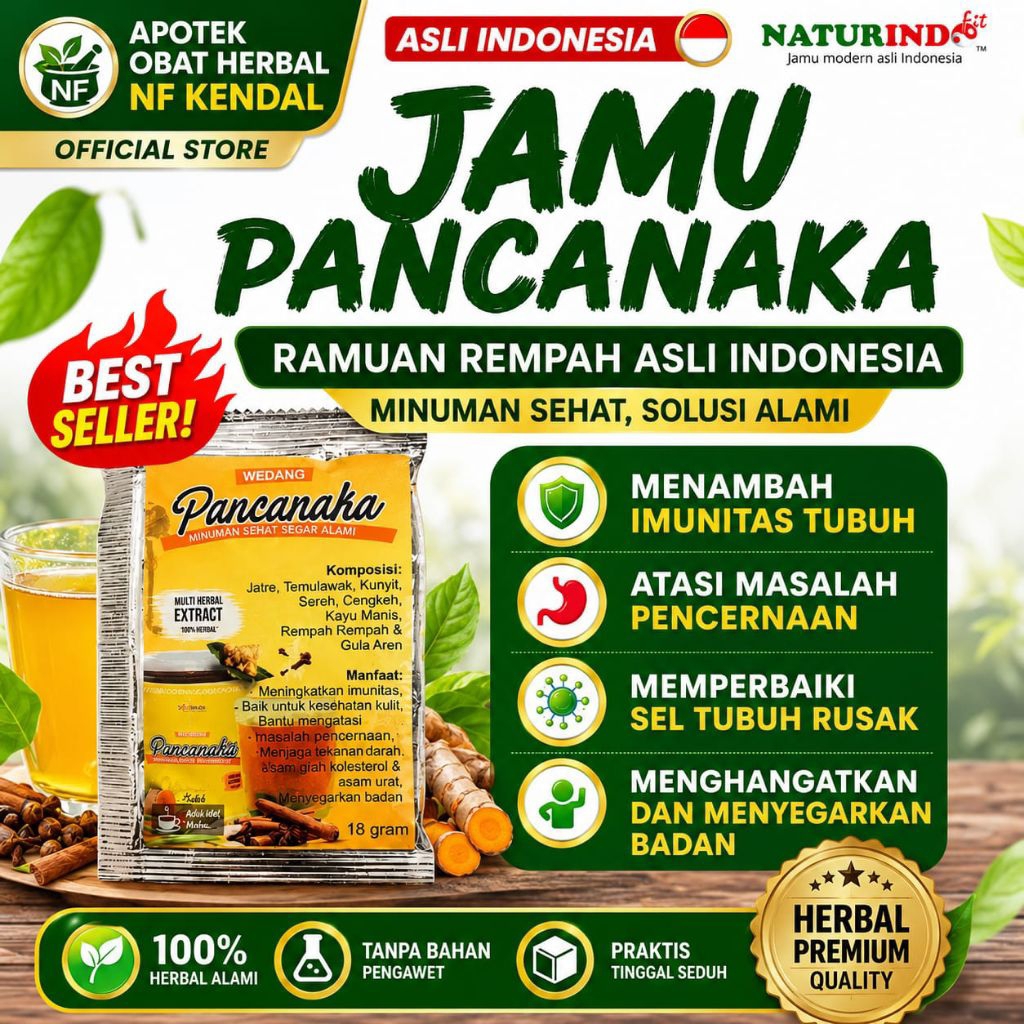 Wedang Pancanaka Naturindo Herbal Menjaga dan Meningkatkan Imunitas Tubuh