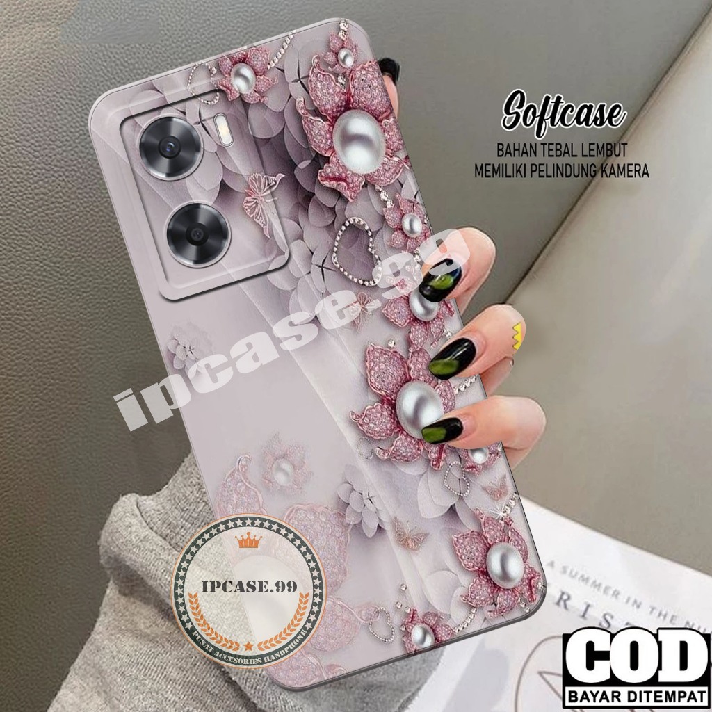 Case OPPO A77S OPPO A57 2022 Terbaru  Softcase Silikon Procamera Case Fashion Casing TPU Case Kekini